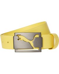 PUMA Lemon Golf Belt - Yellow