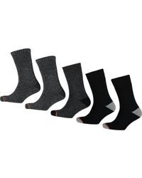 Weatherproof Five Pack Weather Proof Boot Socks - Black