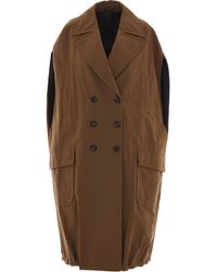 TK Maxx Camel Cape Trench Coat - Brown