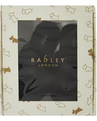 Radley Leather Poppins Court Slippers - Black