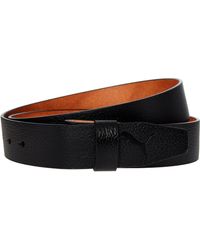 PUMA Grained Leather Belt - Black