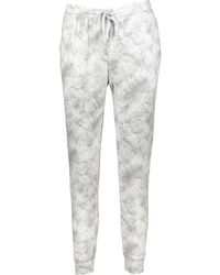 Danskin White & Tie Dye Pyjama Bottoms - Grey