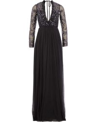 coast toya sequin maxi dress