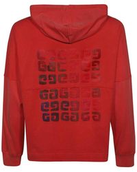 Givenchy - Cotton Hooded Sweatshirt - Lyst