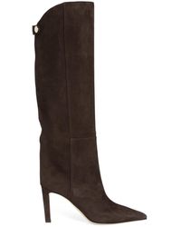 Jimmy Choo - Alizze 85 Stivali in pelle scamosciata - Lyst