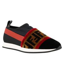 Fendi - Fabric Athletic Sneakers - Lyst