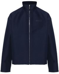 Gucci - Wool Long Sleeve Bomber Jacket - Lyst