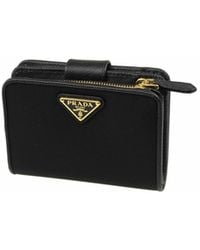 Prada - Nylon And Leather French Wallet - Lyst