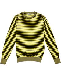Dior Striped Wool Sweater - Green