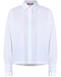 Max Mara - Studio Staffa Broderie Shirt - Lyst