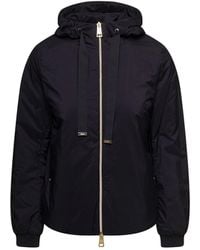 Herno - Matt Hooded Bomber Jacket - Lyst