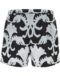 Valentino - Metamorphos Wall-Print Swim Shorts - Lyst