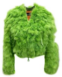 DSquared² Feathers Bomber Jacket - Green