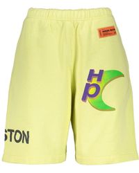 Heron Preston - Casual Cotton Shorts With Graphic Logo Detail - Lyst