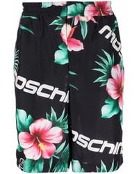 Moschino - Moschino Floral Print Silk Shorts - Lyst