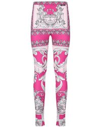 Versace - Baroque Print Leggings - Lyst