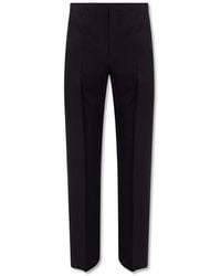 Ferragamo - Cotton And Silk Pants - Lyst