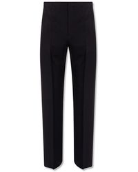 Ferragamo - Cotton And Silk Pants - Lyst