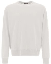 Herno - Cotton Crew Neck Sweatshirt - Lyst