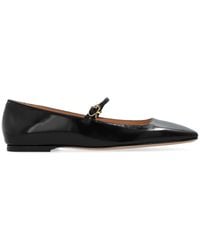 Gianvito Rossi - Christina Leather Ballerina Flats - Lyst