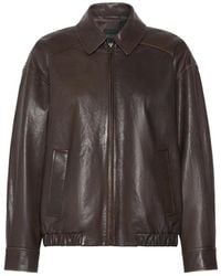Weekend by Maxmara - Weekend Cose Leather Jacket - Lyst