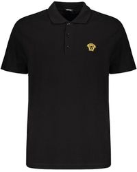 Versace - Cotton Polo T-Shirt - Lyst