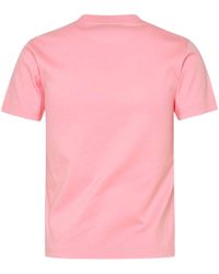 Lanvin - T-Shirt mit Logo aus Baumwolle - Lyst