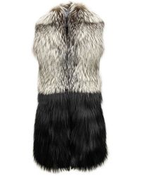 fur vest jacket
