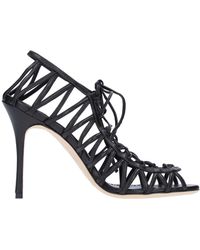Manolo Blahnik - Hamza 105 Sandali in pelle - Lyst