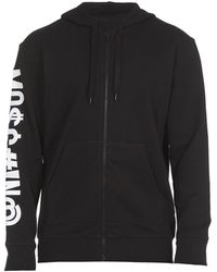 Moschino - Cotton Zip-up Sweatshirt - Lyst