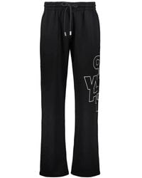 Off-White c/o Virgil Abloh - Off- Cotton Joggers (Workout Pants) - Lyst