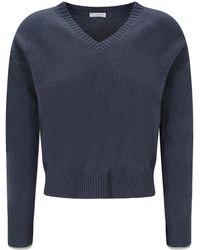 Brunello Cucinelli - Maglione con scollo a V - Lyst