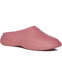 Prada - Mellow Rubber Pantoletten - Lyst