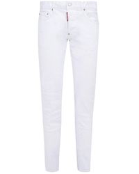 DSquared² - Dsuared2 White Bull Skinny Jeans - Lyst