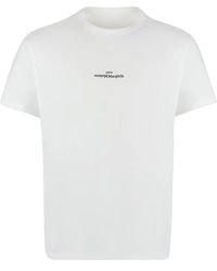 Maison Margiela - Cotton Logo T-Shirt - Lyst