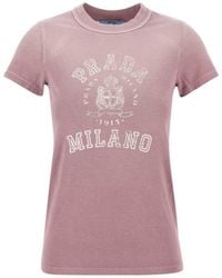Prada - T-Shirt - Lyst