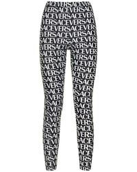 Versace - Logo Leggings - Lyst