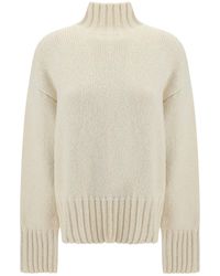 Jil Sander - Wool And Silk Sweater - Lyst