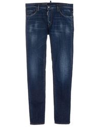 DSquared² - Slim-Fit Cotton Denim Jeans - Lyst