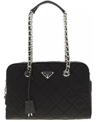 Prada - Quilted Nylon Shoulder Bag - Lyst