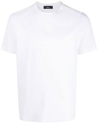 Herno - Cotton Blend T-Shirt - Lyst