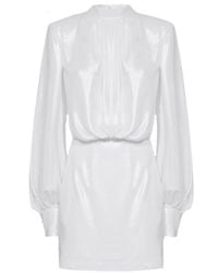 Blanca Vita - Abelia Laminated Mini Dress - Lyst