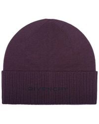 Givenchy - Cappello in lana con logo per donne - Lyst