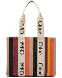 Chloé - Linen Tote Bag - Lyst