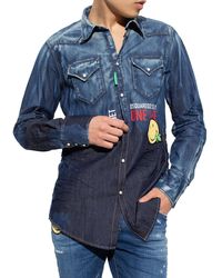 DSquared² - X Smiley Jeanshemd - Lyst