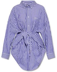 Balenciaga - Camicia oversize in cotone - Lyst