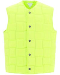 Bottega Veneta - Fluo Nylon Padded Vest - Lyst