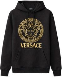Versace - Medusa Logo Hoodie - Lyst