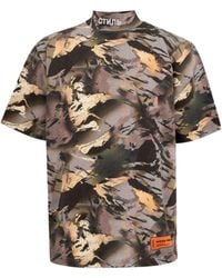 Heron Preston - Camouflage Print T-Shirt - Lyst