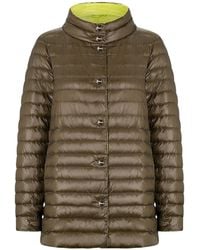 Herno - Ultralight Reversible A-Line Down Coat - Lyst